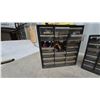 Image 8 : Three Multi-Drawer Small Parts Organizers with Hardware, Fasteners