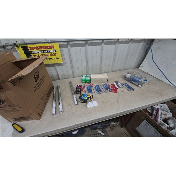 Assorted Light Bulbs and Fixtures, Incl. Philips, GE, Rona, and Green Te;