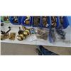 Image 10 : Assorted Hardware: Door Knobs, Latches, Hinges, Casters