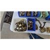 Image 4 : Assorted Hardware: Door Knobs, Latches, Hinges, Casters