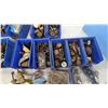 Image 9 : Assorted Hardware: Door Knobs, Latches, Hinges, Casters