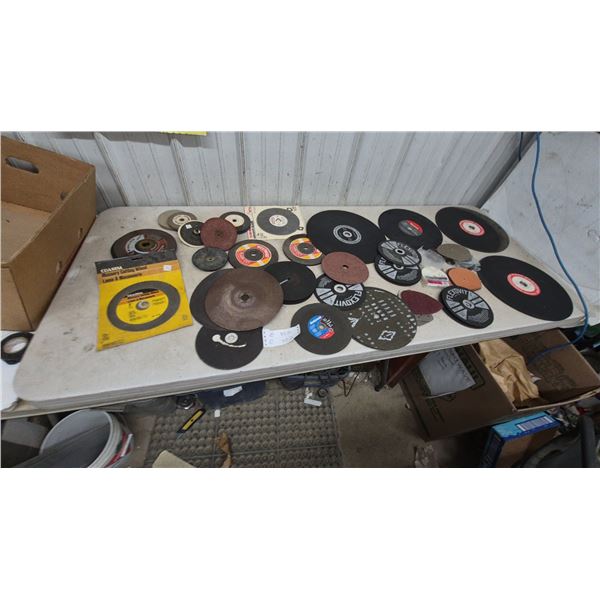 Assorted Grinding and Cut-Off Wheels: Makita, Flexovit, and More, Various Sizes and Grits