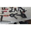 Image 4 : 19 Assorted Clamps: Spring. And wood Clamps
