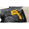 Image 3 : DeWalt High Performance Rotary Hammer, Case, Cord, and Drill Bits