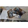 Image 1 : Box of Metal Joist Brackets, Box of Hose Clamps