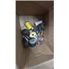 Image 2 : Assorted Electrical and Soldering Tools: Box of Wire Spools, Power Strips, Soldering Irons