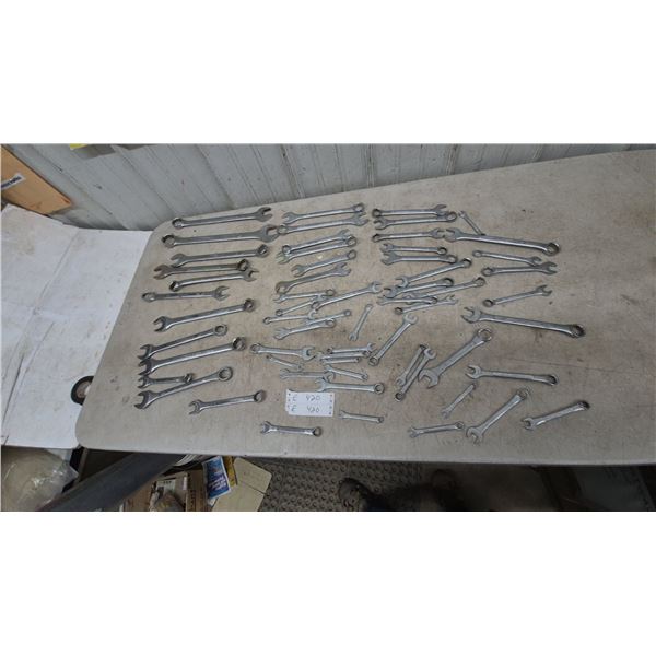 Wrenches: Open-End and Box-End Wrenches, including Craftsman, S-K, metric and standard