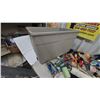 Image 10 : Storagectub of Assorted Paint Rollers, Brushes, and Applicators, including AMFAB 9 1/2” Rollers