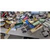 Image 5 : Storagectub of Assorted Paint Rollers, Brushes, and Applicators, including AMFAB 9 1/2” Rollers