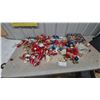Image 1 : Large Lot of Christmas Ornaments: Santa, Snowmen, Angels, Stars