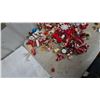 Image 2 : Large Lot of Christmas Ornaments: Santa, Snowmen, Angels, Stars