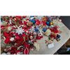 Image 6 : Large Lot of Christmas Ornaments: Santa, Snowmen, Angels, Stars