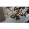 Image 2 : Assorted Oil Lamp Burners and Wicks, Brass and Metal, Various Styles and Sizes