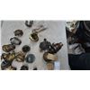 Image 5 : Assorted Oil Lamp Burners and Wicks, Brass and Metal, Various Styles and Sizes