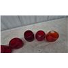 Image 5 : Six Red Glass. Lantern fonts