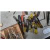 Image 3 : Assorted Chisels, Drills, Punches, Screwdrivers, and Eyelet Pliers in Wood Box