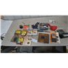 Image 1 : Bench Vise, 7” Value Pack Bonnets, Studsensor, 15-Piece Wood Spade Bit Set, and More chain saw