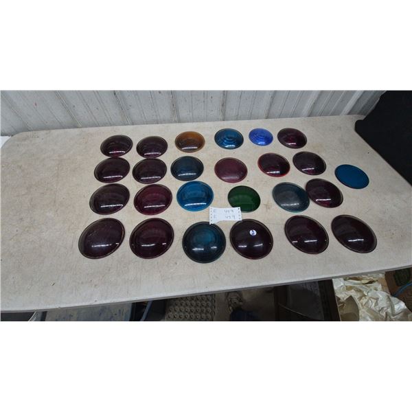 Assorted Glassand plastic Lenses: 5” diameter