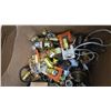 Image 3 : Two Boxes of Lamp Sockets and Parts, Brass Sockets, Wiring, and More. Most Vintage