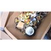 Image 4 : Two Boxes of Lamp Sockets and Parts, Brass Sockets, Wiring, and More. Most Vintage
