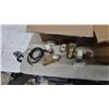 Image 5 : Two Boxes of Lamp Sockets and Parts, Brass Sockets, Wiring, and More. Most Vintage
