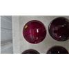 Image 5 : 25 Red Glass. And plastic 5” diameter