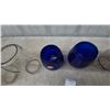 Image 3 : : 7 lantern fonts Two Cobalt Blue 5 clear