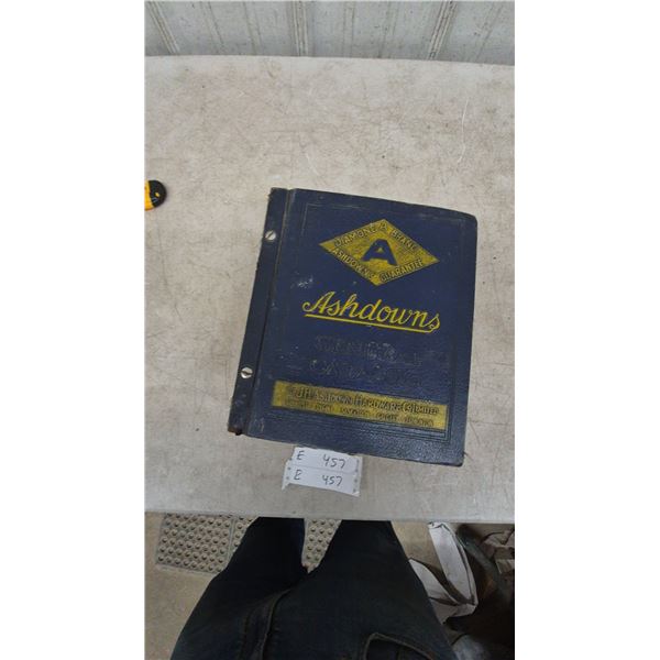 1935 Ashdowns General Catalog, The J.H. Ashdown Hardware Co. Limited, Winnipeg, Regina, Saskatoon