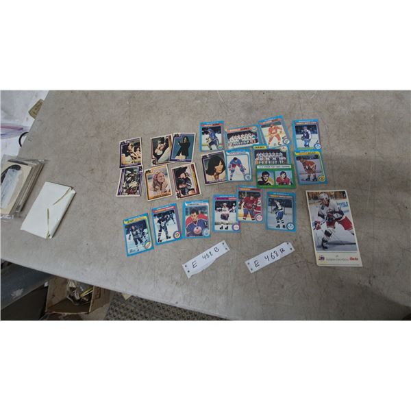 Vintage 1970s-80s Hockey and Charlie's Angels Trading Cards