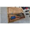 Image 8 : Drafting Set, Screwdrivers, Pliers, C-Clamps, Drill Bits, and More. Precision