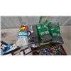 Image 4 : Assorted Craft and Household Lot: Beads, Buttons, Steel Wool, Shoelaces