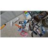 Image 6 : Assorted Craft and Household Lot: Beads, Buttons, Steel Wool, Shoelaces