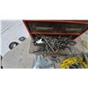 Image 5 : Orange Multi-Drawer Small Parts Organizer Cabinet with Hardware, Hinges