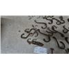 Image 3 : Assorted Vintage and Antique Hooks: Cast Iron, Brass, and Steel Coat Hooks