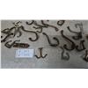 Image 4 : Assorted Vintage and Antique Hooks: Cast Iron, Brass, and Steel Coat Hooks