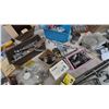 Image 11 : Assorted Hardware and Parts: Boxes of Chains, Pulleys, Valves, Fasteners