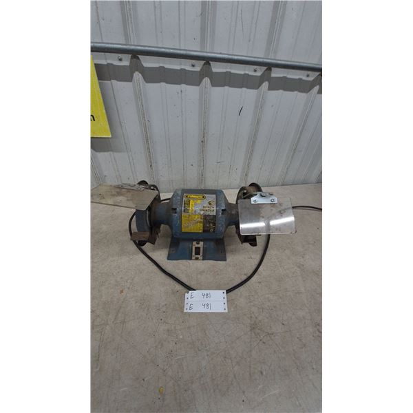 TradeMaster 6” Bench Grinder, TMP-821, 1/2 HP, 3450 RPM, 120V, 60Hz, 3.5 Amps