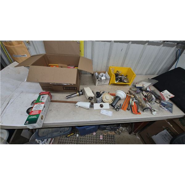 Plumbing Parts Lot: Fluidmaster Toilet Fill Valve, Sink Drains, Faucets