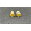 Image 5 : Vintage North Star Oil Power Bonus Gasoline Advertising Plastic Thimbles, 25