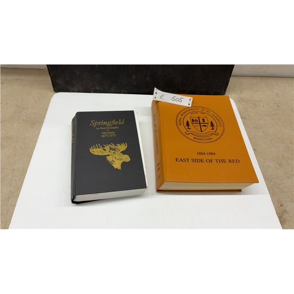 Springfield 1873-1973 and St. Clements 1884-1984 Manitoba Rural Municipality History Books