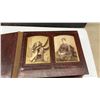 Image 3 : Antique Victorian Velvet-Covered Photograph Album with Diamond Mirror and Metal Clasp, Late 19th