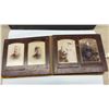 Image 6 : Antique Victorian Velvet-Covered Photograph Album with Diamond Mirror and Metal Clasp, Late 19th