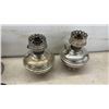 Image 2 : Six Vintage Kerosene Oil Lamp Fonts Including Aladdin, No Chimneys