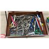 Image 10 : Sharp Printing Calculator, No Power Cord, Staplers, Scissors, Rulers, Sheaffer Skrip Ink, Index