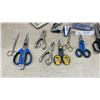 Image 7 : Sharp Printing Calculator, No Power Cord, Staplers, Scissors, Rulers, Sheaffer Skrip Ink, Index