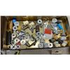 Image 3 : Vintage Sewing Machine Parts, Singer Attachments, Schmetz and Janome Needles, Brass Spools with