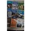 Image 3 : Assorted Books and Blue Plastic Bin