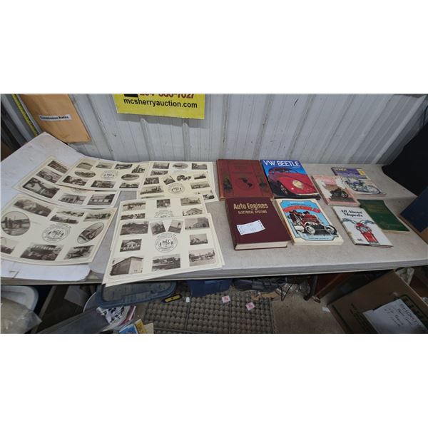 Vintage Auto and Motorcycle Books, VW Beetle, Honda, Mopeds, Auto Engines