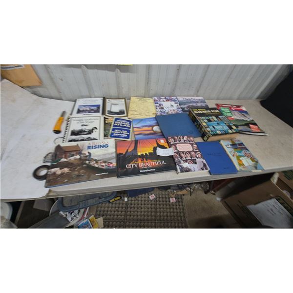 Lot of Books: Canadian Road Atlas, City Beautiful, Red Sea Rising