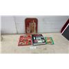 Image 1 : Vintage Coca-Cola Serving Tray with Hamilton King Girl Design and Collector Guidebooks